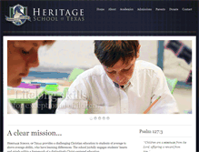 Tablet Screenshot of heritagestx.org